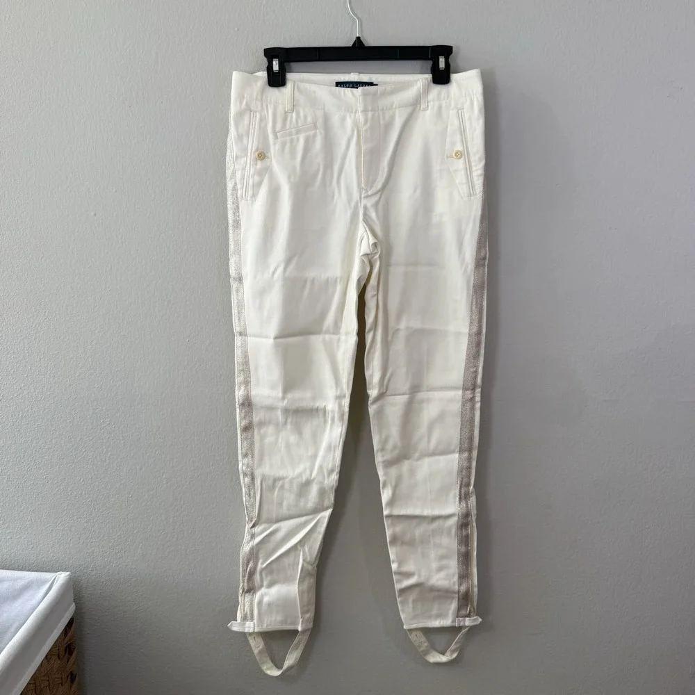 Ralph Lauren Pants‎ Womens 10 Sparkles RLX Stirrups Riding Elegant 80s 90s
